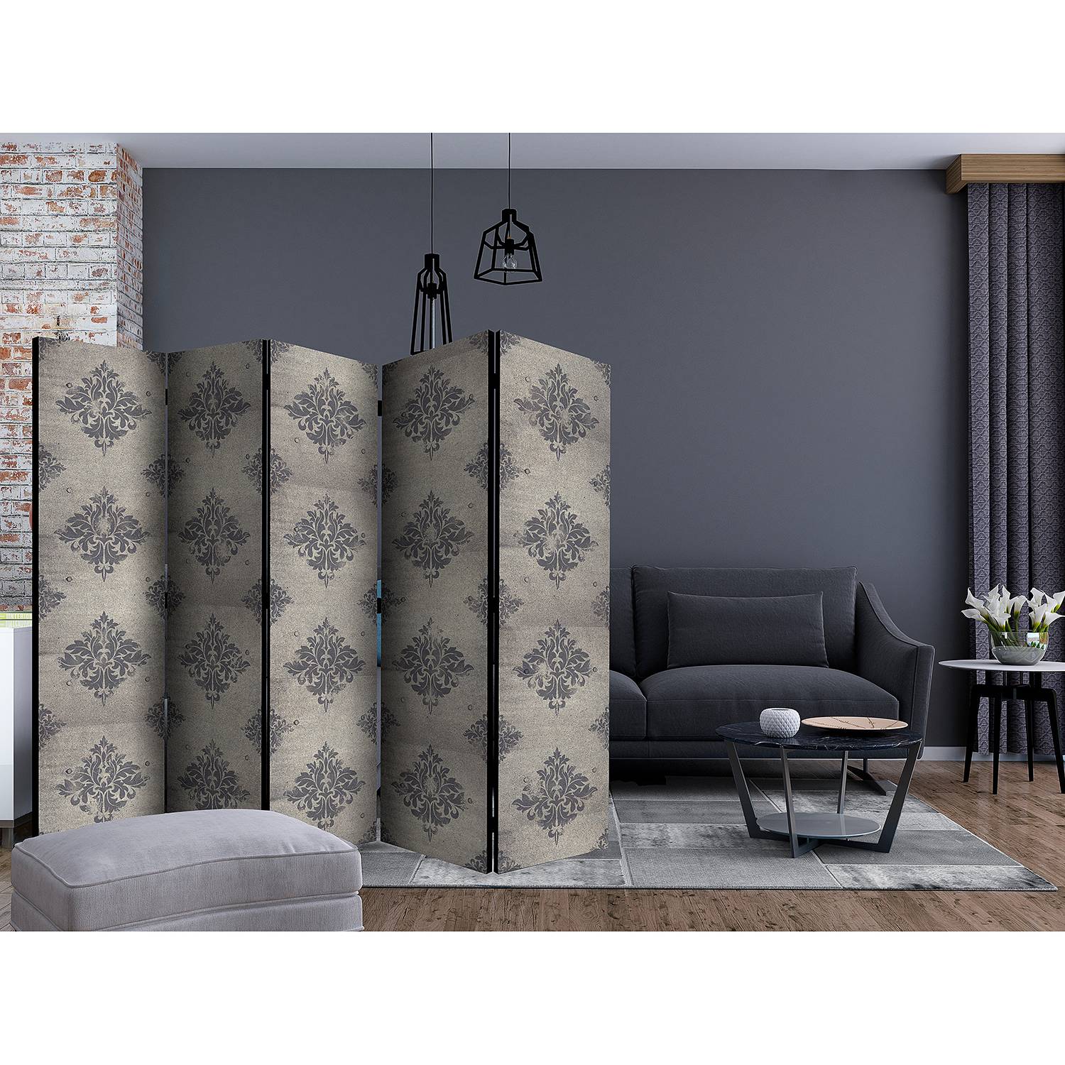 home24 Paravent Autumn Reverie Vlies / Buche Grau 225 x 172cm home24 Paravent Autumn Reverie Vlies / Buche Grau 225 x 172cm von home24