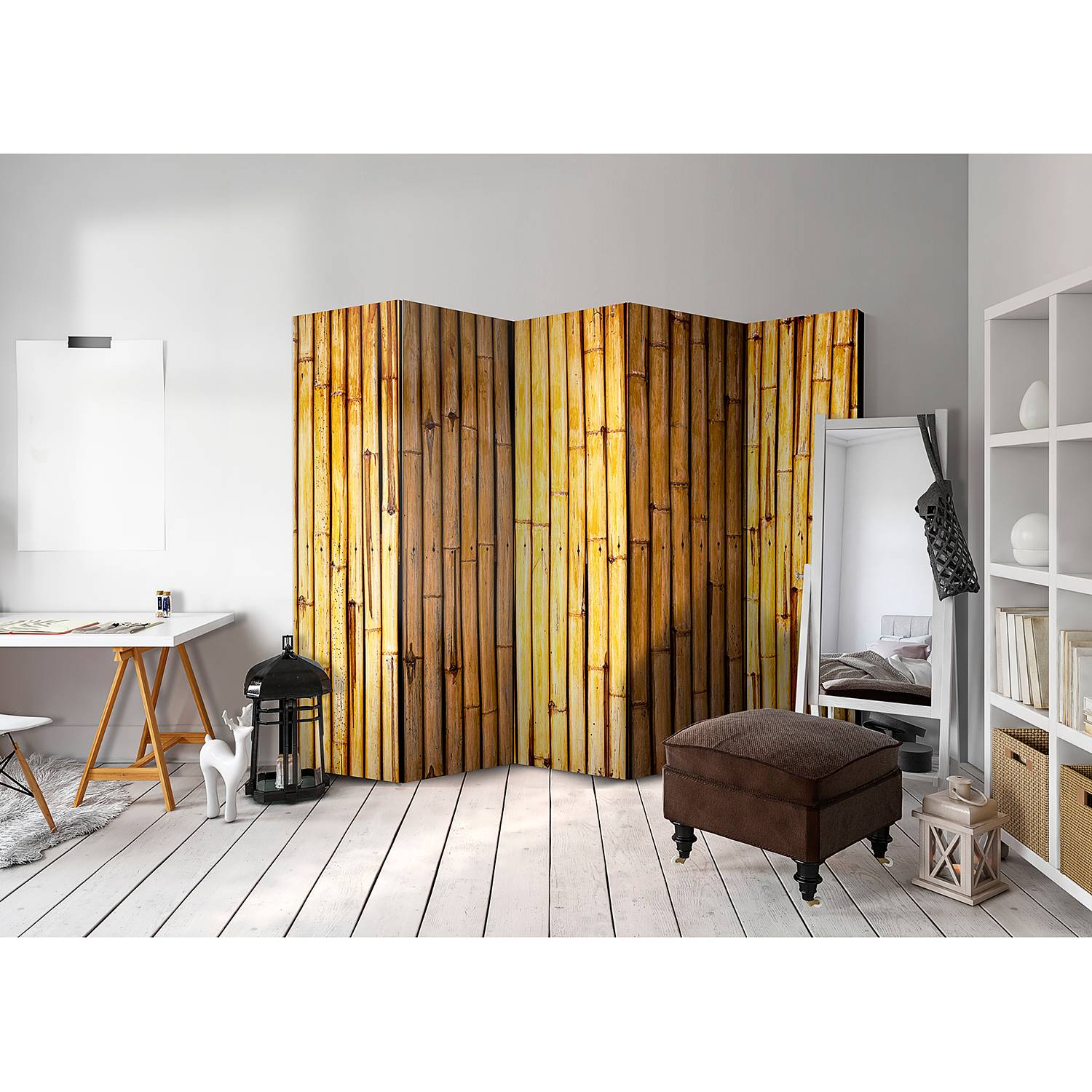 home24 Paravent Bamboo Garden Vlies / Buche Braun 225 x 172cm home24 Paravent Bamboo Garden Vlies / Buche Braun 225 x 172cm von home24