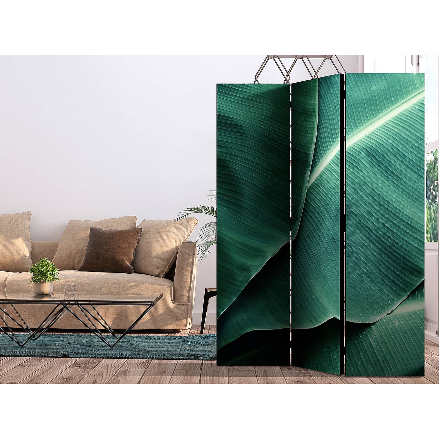 Paravent Banana Leaf von home24