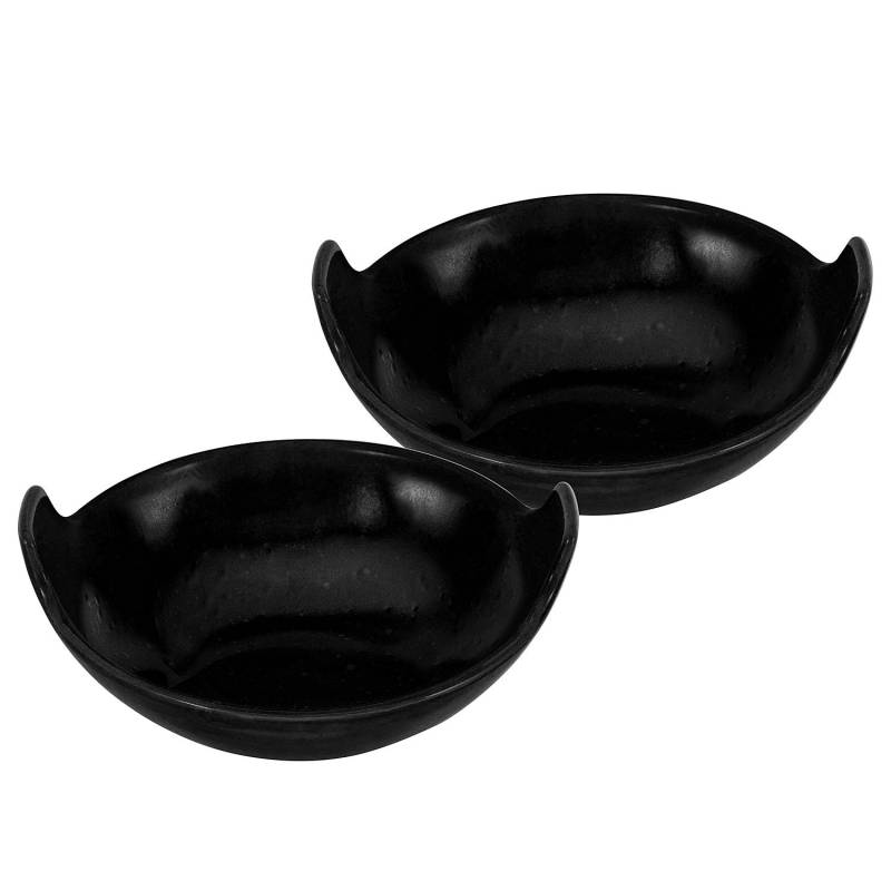 home24 Servierschale Streat Food Balti 17 x 11 x 16cm Beige/Creme von home24