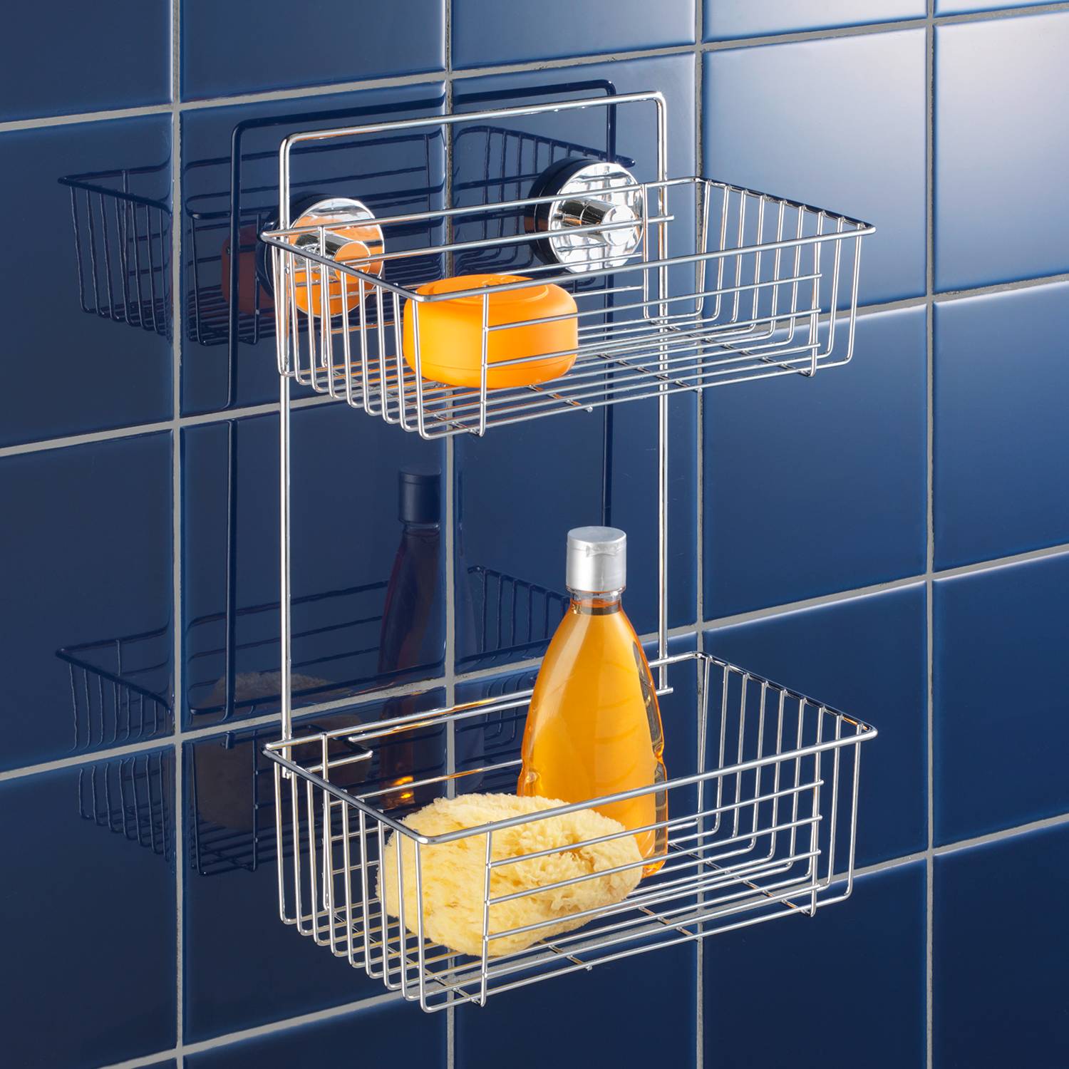 home24 Vacuum-Loc Wandregal Bari Stahl, verchromt Silber/Chrom 26 x 38 x 17cm home24 Vacuum-Loc Wandregal Bari Stahl, verchromt Silber/Chrom 26 x 38 x 17cm von home24