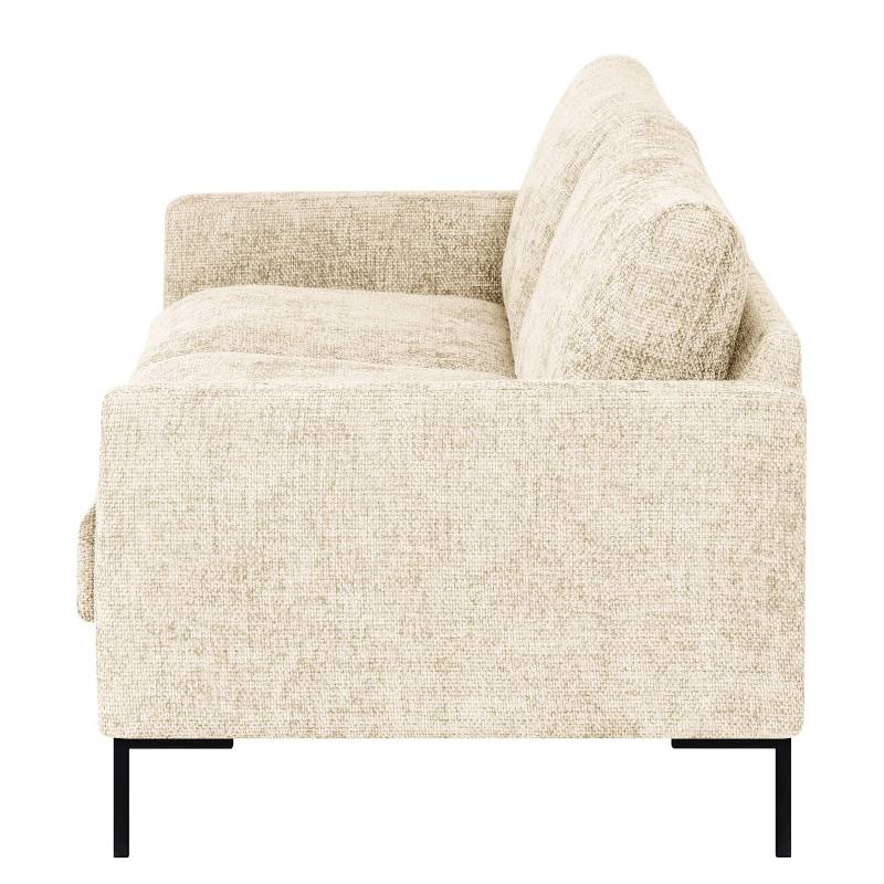 home24 2,5-Sitzer Sofa Belmonte Weiß Chenille Enola 176 x 82 x 87cm Modern von home24