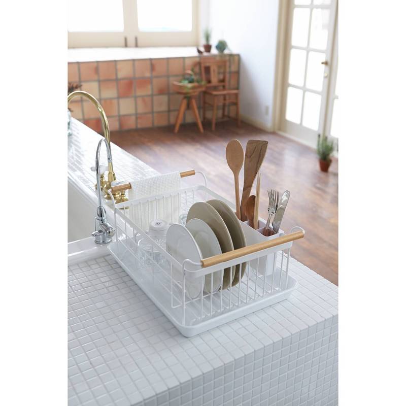 home24 Abtropfgestell 47 x 20 x 34cm Weiß von home24