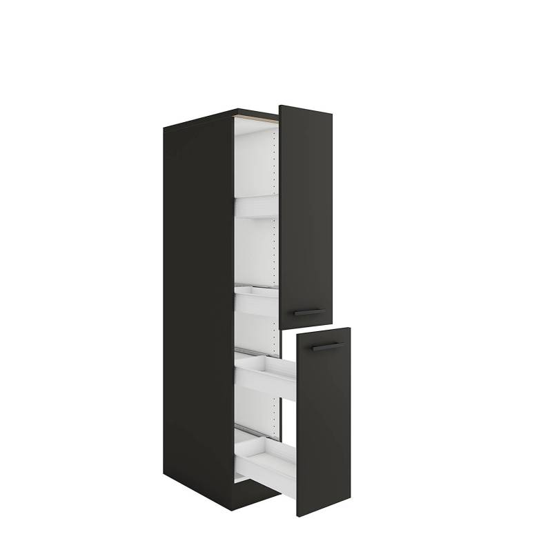 home24 Apothekerschrank Variante B 30 x 174 x 60cm Grau/Matt Anthrazit von home24