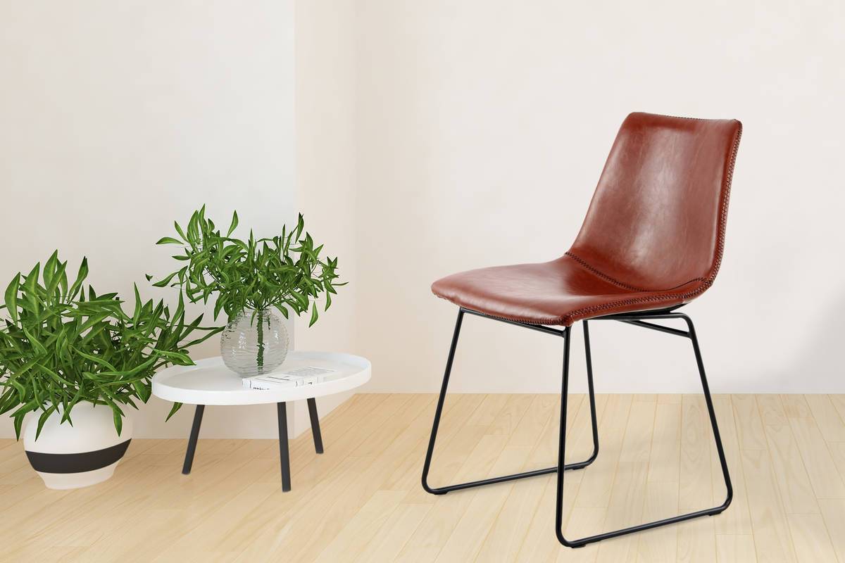home24 Armlehnenstuhl Caila 2er-Set 48 x 82 x 56cm Messing/Kaffeebraun home24 Armlehnenstuhl Caila 2er-Set 48 x 82 x 56cm Messing/Kaffeebraun von home24