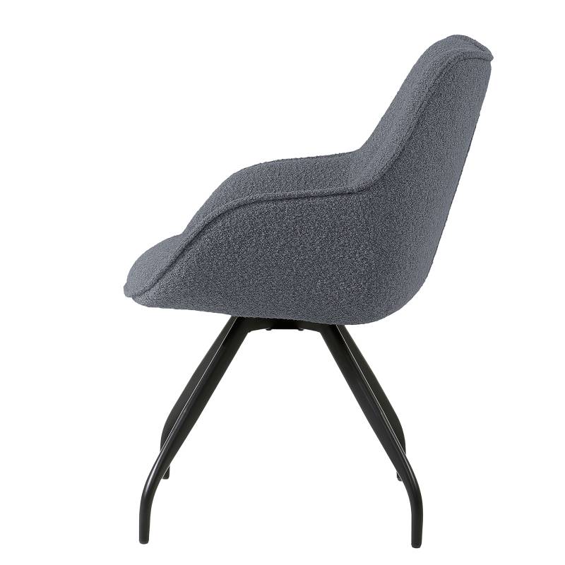 home24 Drehbarer Armlehnenstuhl ELUN 2er-Set 58 x 90 x 64cm Grau/Grau home24 Drehbarer Armlehnenstuhl ELUN 2er-Set 58 x 90 x 64cm Grau/Grau von home24