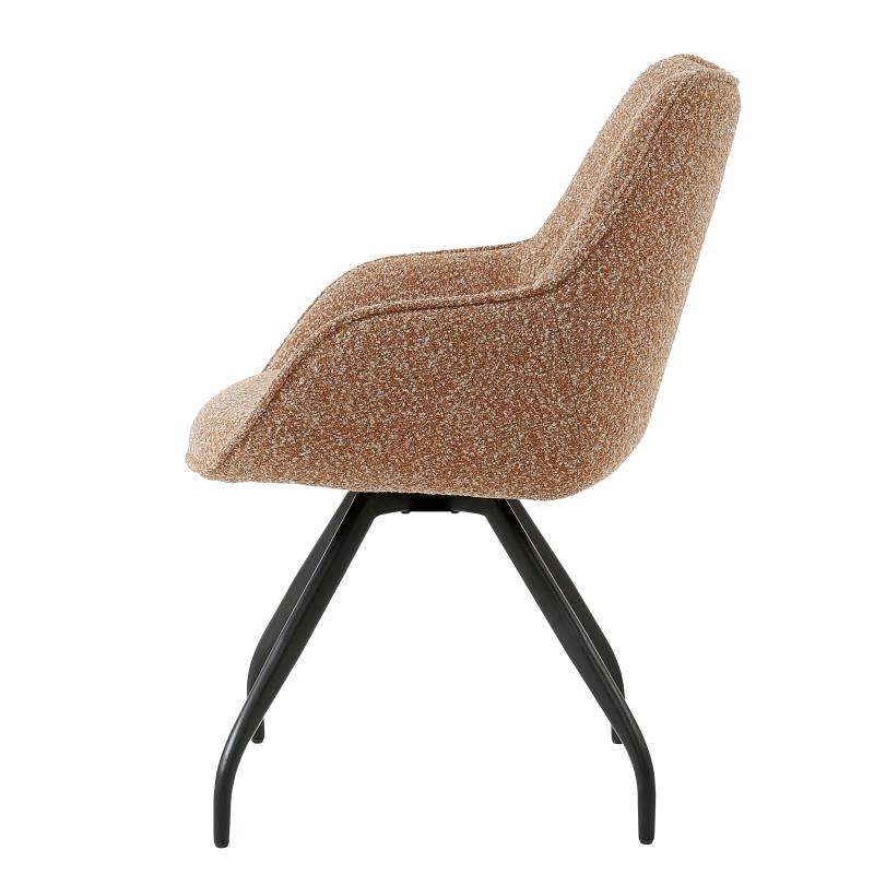 home24 Drehbarer Armlehnenstuhl ELUN 2er-Set 58 x 90 x 64cm Kupfer/Kupfer home24 Drehbarer Armlehnenstuhl ELUN 2er-Set 58 x 90 x 64cm Kupfer/Kupfer von home24