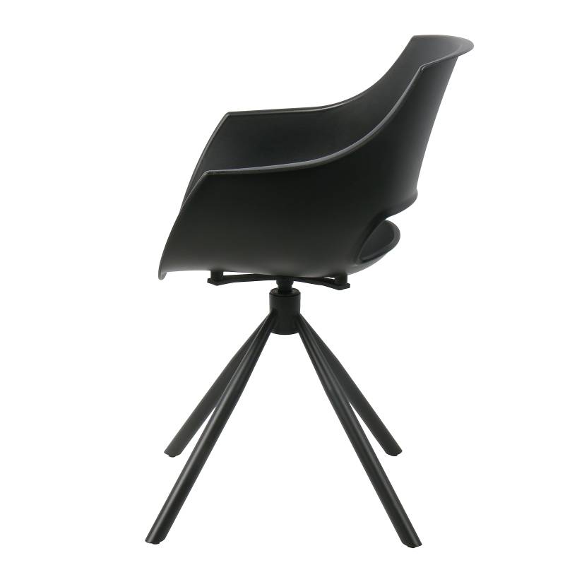 home24 Armlehnenstuhl Jalua 2er-Set 58 x 88 x 59cm Schwarz/Schwarz home24 Armlehnenstuhl Jalua 2er-Set 58 x 88 x 59cm Schwarz/Schwarz von home24