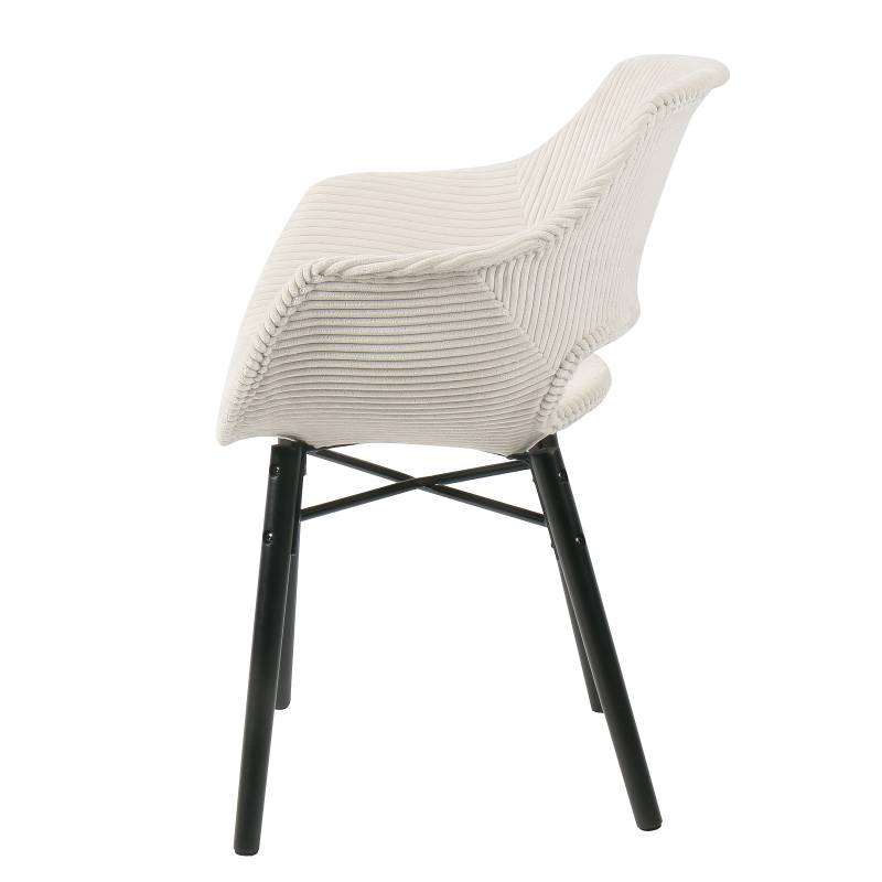 home24 Armlehnenstuhl Jalua 2er-Set 60 x 85 x 59cm Weiß/Cremeweiß home24 Armlehnenstuhl Jalua 2er-Set 60 x 85 x 59cm Weiß/Cremeweiß von home24