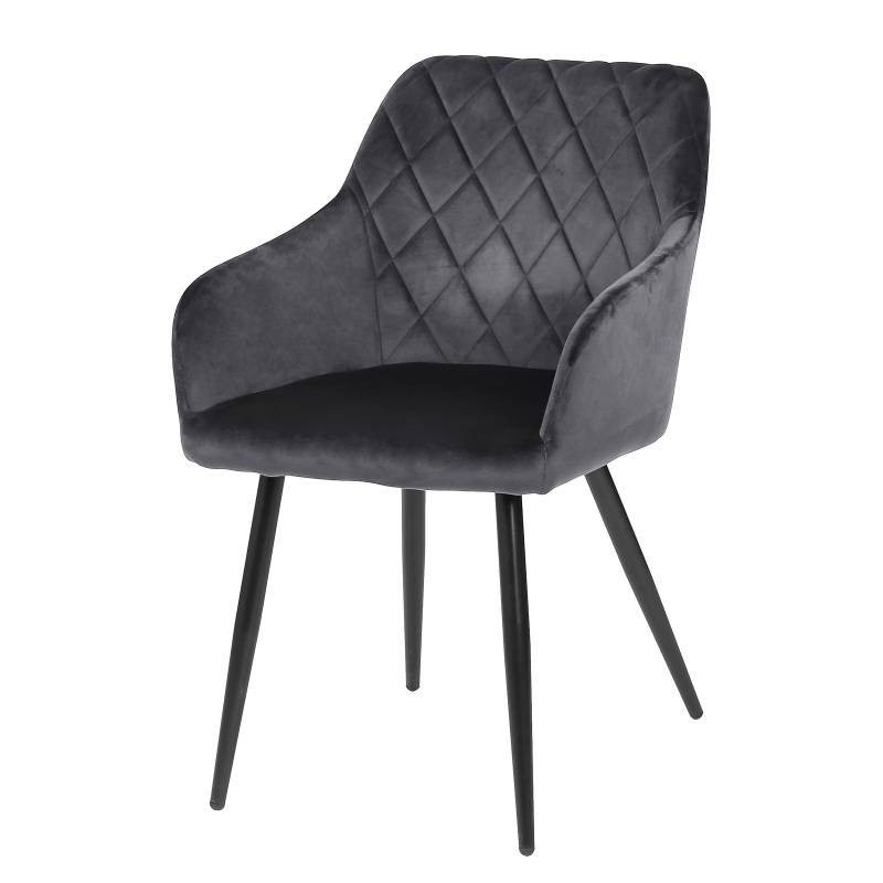 home24 Armlehnenstuhl Omure 2er-Set 54 x 83 x 60cm Grau/Dunkelgrau home24 Armlehnenstuhl Omure 2er-Set 54 x 83 x 60cm Grau/Dunkelgrau von home24