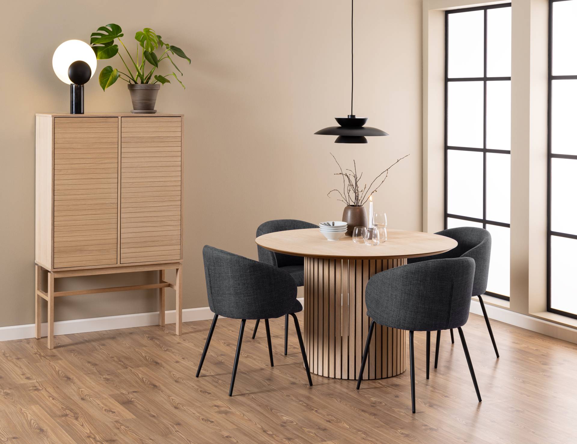 home24 Armlehnenstuhl Skallo 2er-Set 56 x 81 x 55cm Grau/Dunkelgrau home24 Armlehnenstuhl Skallo 2er-Set 56 x 81 x 55cm Grau/Dunkelgrau von home24
