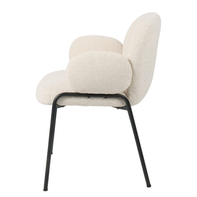 home24 Armlehnenstuhl Telan 2er-Set 60 x 81 x 61cm Beige/Cremeweiß home24 Armlehnenstuhl Telan 2er-Set 60 x 81 x 61cm Beige/Cremeweiß von home24