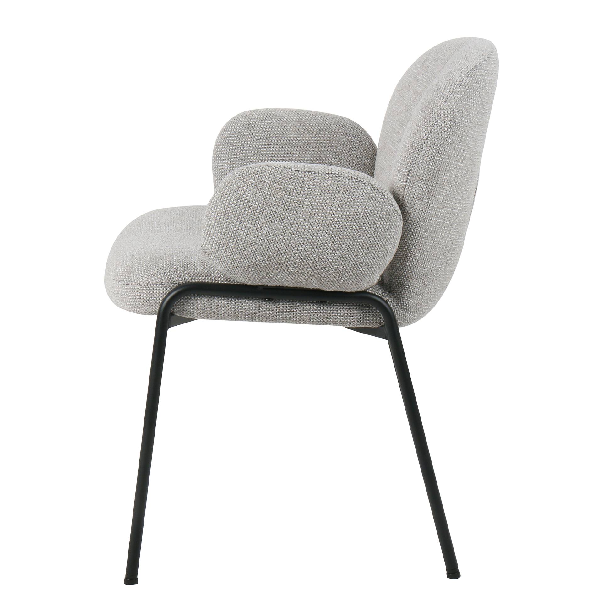 home24 Armlehnenstuhl Telan 2er-Set 60 x 81 x 61cm Grau/Lichtgrau home24 Armlehnenstuhl Telan 2er-Set 60 x 81 x 61cm Grau/Lichtgrau von home24