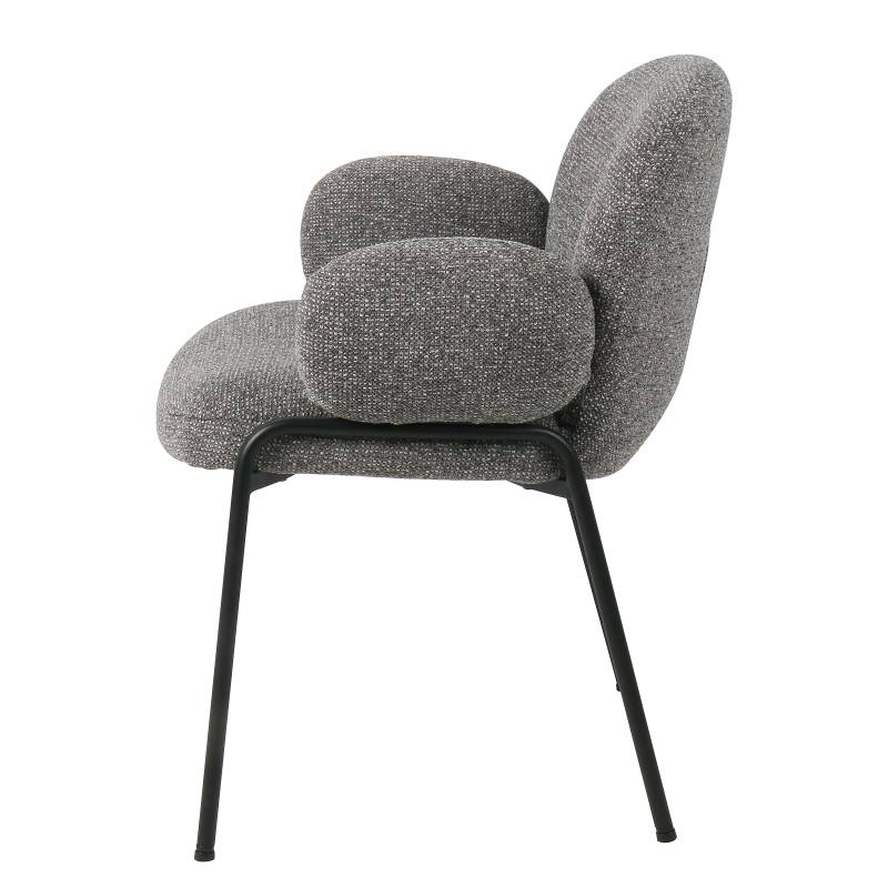 home24 Armlehnenstuhl Telan 2er-Set 60 x 81 x 61cm Schwarz/Grau home24 Armlehnenstuhl Telan 2er-Set 60 x 81 x 61cm Schwarz/Grau von home24