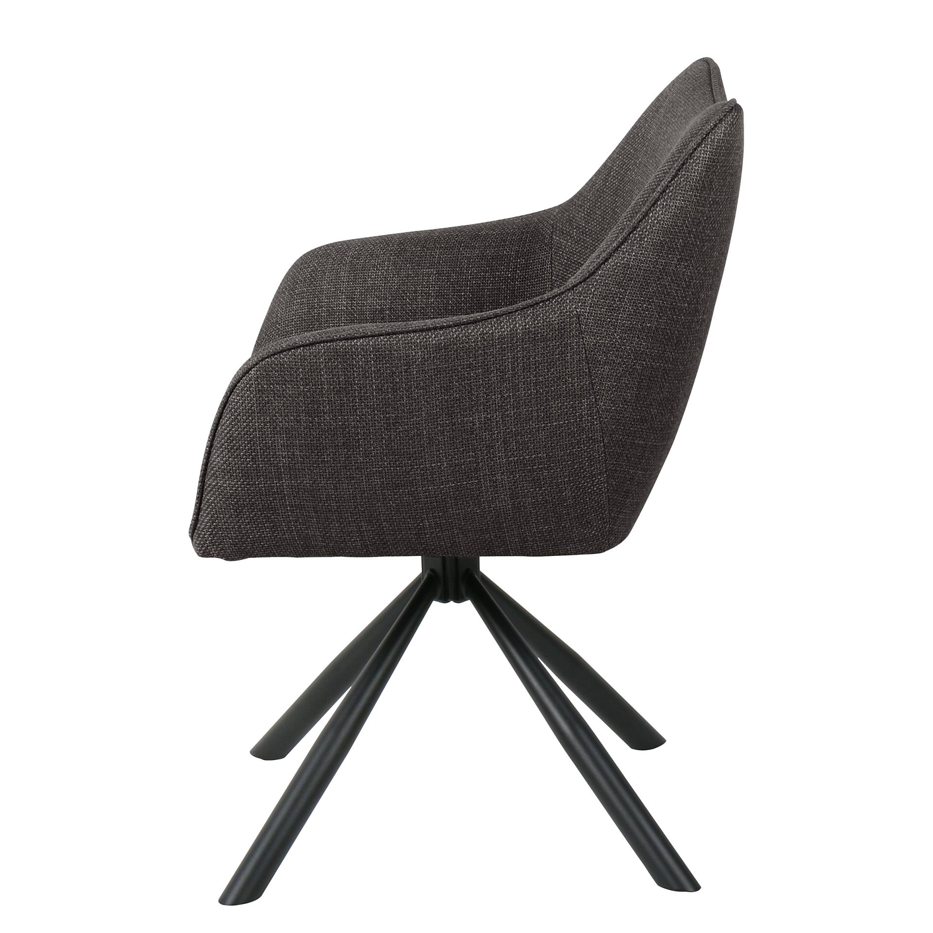 home24 Armlehnenstuhl Tenun 2er-Set 63 x 83 x 60cm Schwarz/Anthrazit home24 Armlehnenstuhl Tenun 2er-Set 63 x 83 x 60cm Schwarz/Anthrazit von home24