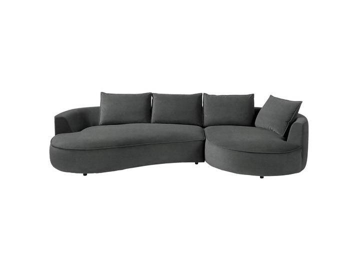 home24 BIGSOFA, Dunkelgrau, 3-Sitzer, 322x66x154 cm, REACH, OEKO-TEX® STANDARD 100, FSC MIX, seitenverkehrt erhältlich, Wohnzimmer, Sofas & Couches, von home24