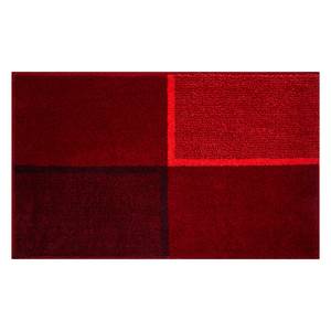 home24 Badematte Divisio 60 x 100cm Rot/Rubinrot von home24