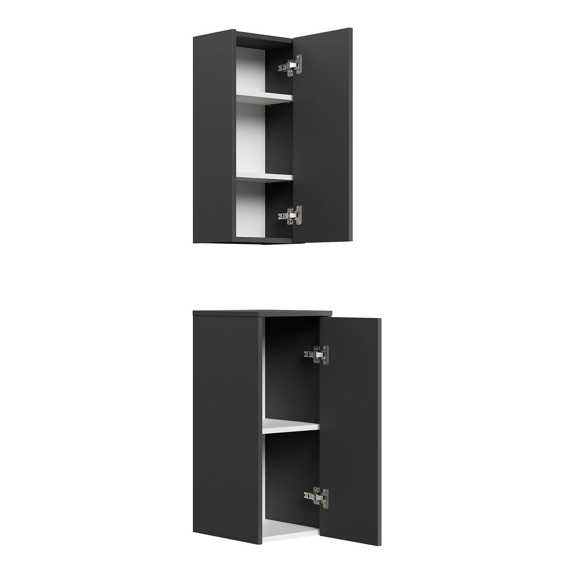 home24 Badschrank Set Limes 2er Set 30 x 71 x 33cm Grau/Graphit home24 Badschrank Set Limes 2er Set 30 x 71 x 33cm Grau/Graphit von home24