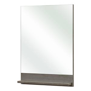home24 Badspiegel mit Ablage 50 x 70 x 10cm Grau Spanplatte, beschichtet 50 x 70 x 10cm von home24