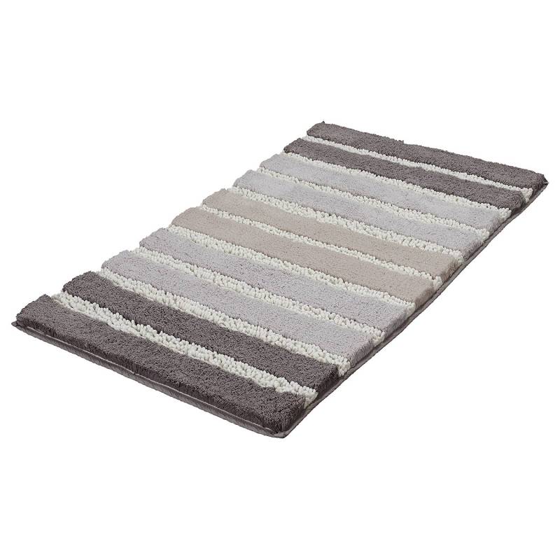 home24 Badteppich 60 x 100cm Grau/Lichtgrau von home24