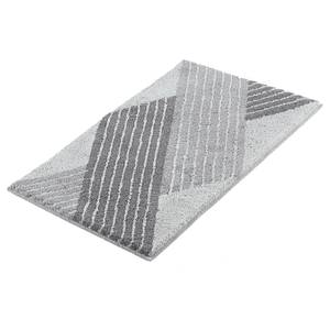 home24 Badteppich Cross 70 x 120cm Grau/Anthrazit von home24