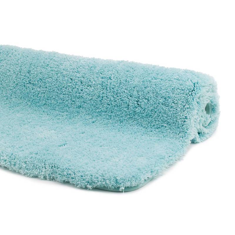 home24 Badteppich Deluxe Typ B 50 x 3 x 45cm Blau/Babyblau von home24