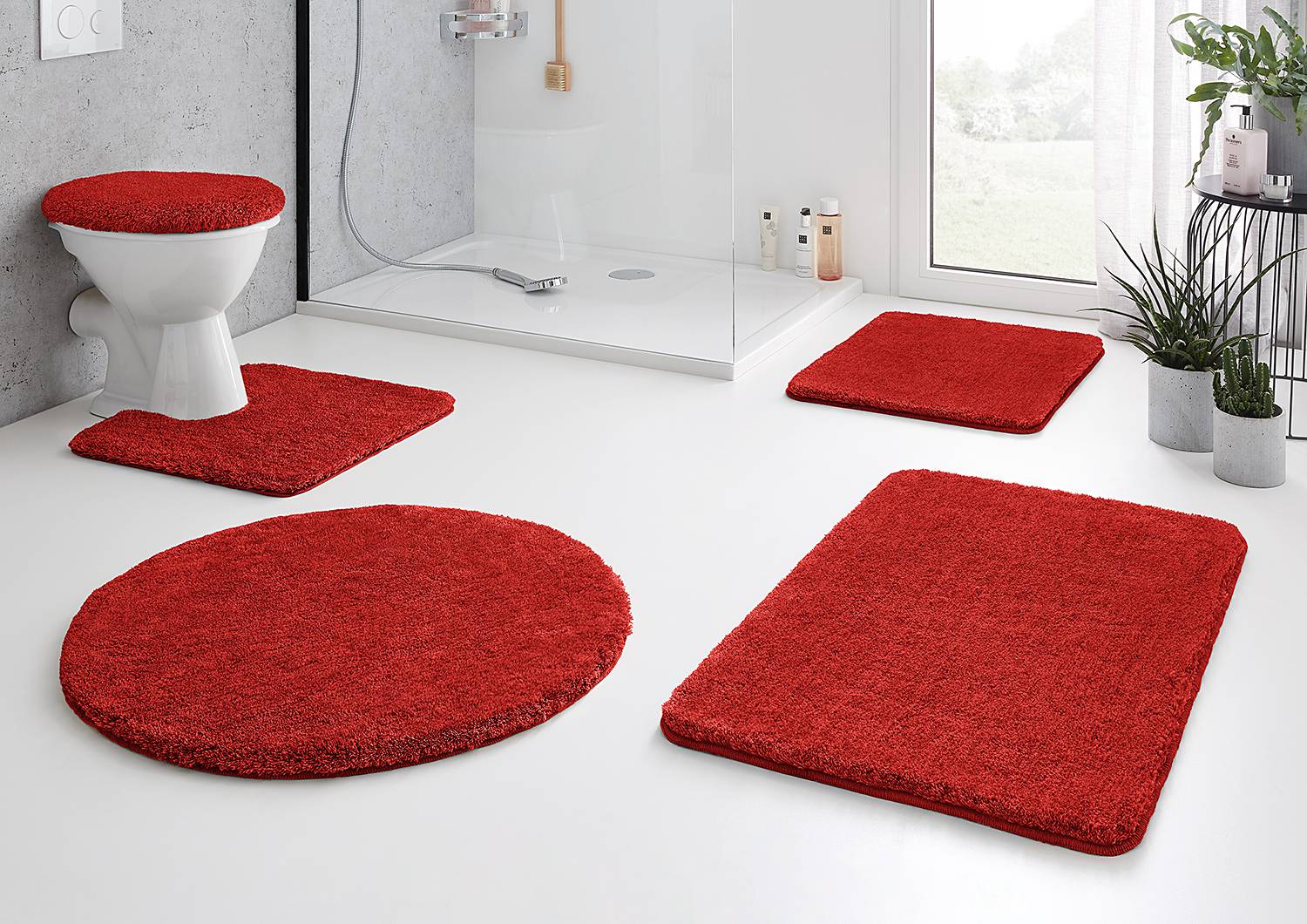 home24 Badteppich Relax 47 x 50cm Rot/Rubinrot home24 Badteppich Relax 47 x 50cm Rot/Rubinrot von home24