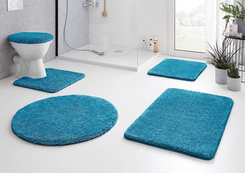 home24 Badteppich Relax 55 x 65cm Blau/Meerblau von home24