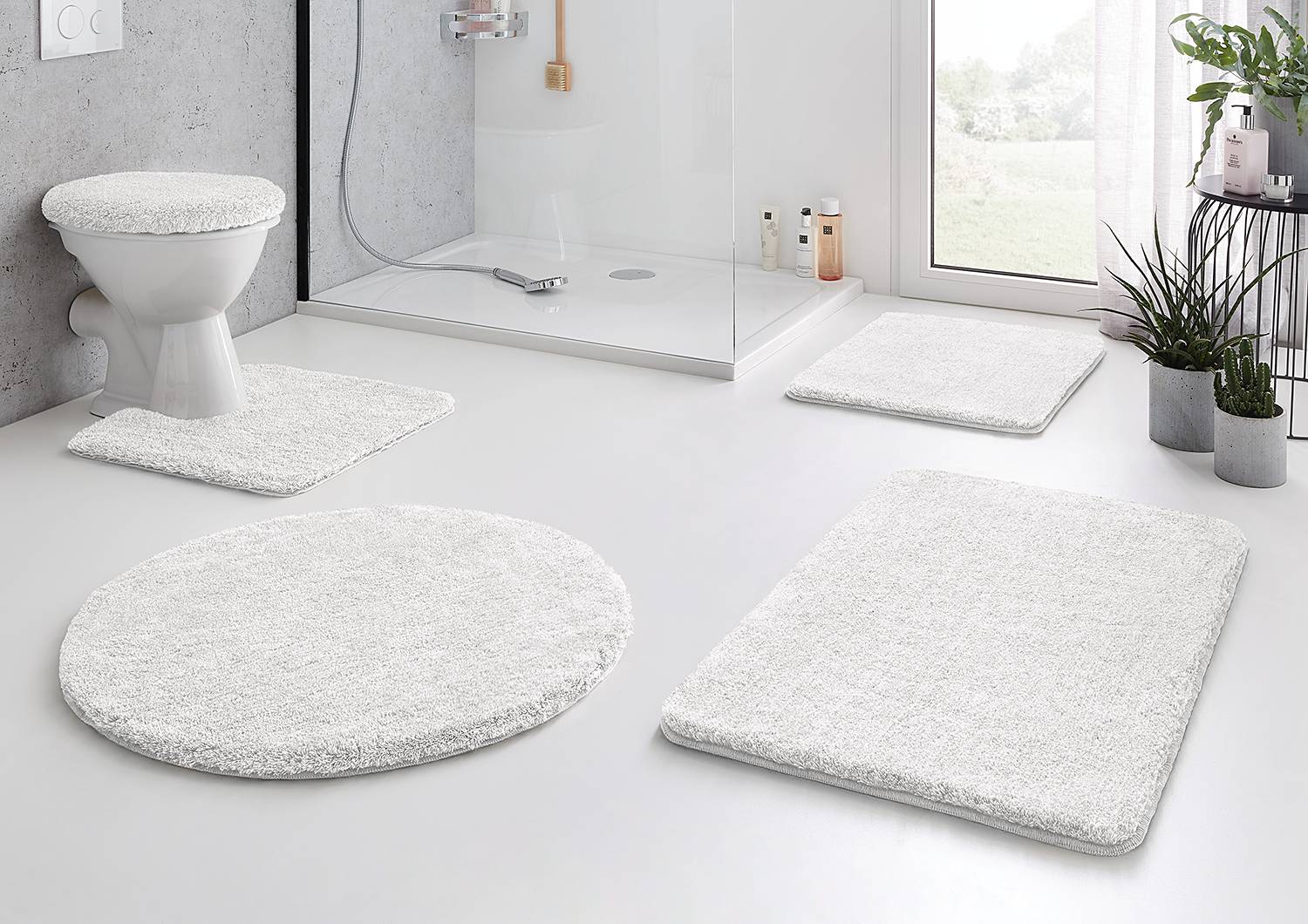 home24 Badteppich Relax 70 x 120cm Weiß/Polarweiß home24 Badteppich Relax 70 x 120cm Weiß/Polarweiß von home24