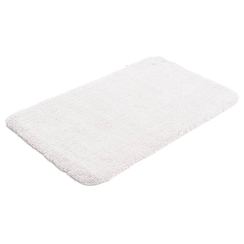 home24 Badvorleger Cozy Bath Uni 60 x 100cm Weiß/Weiß von home24