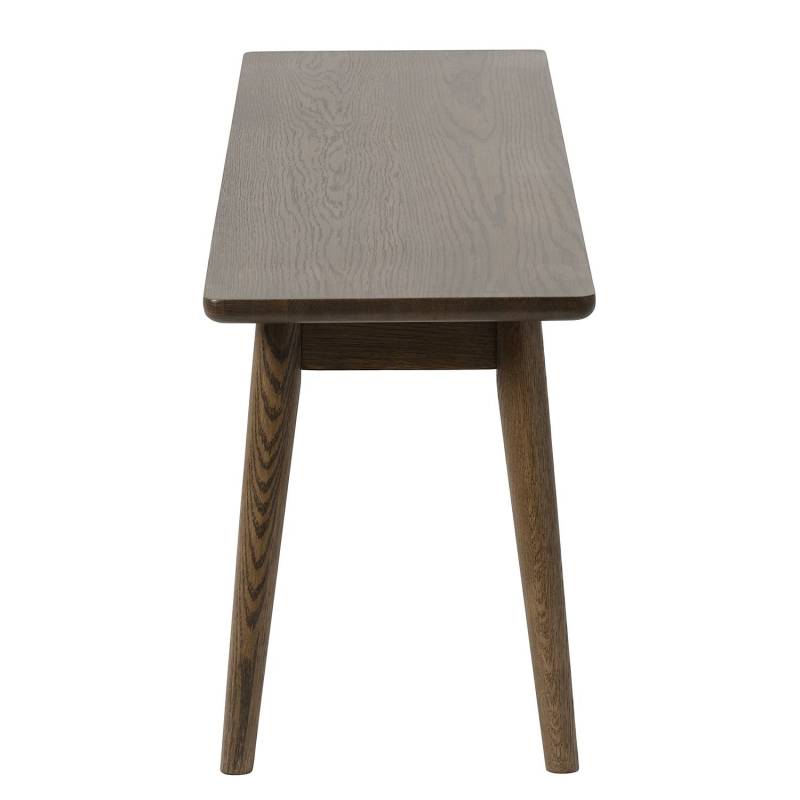 home24 Bank Barrali 150 x 45 x 35cm Braun/Eiche Dunkel von home24