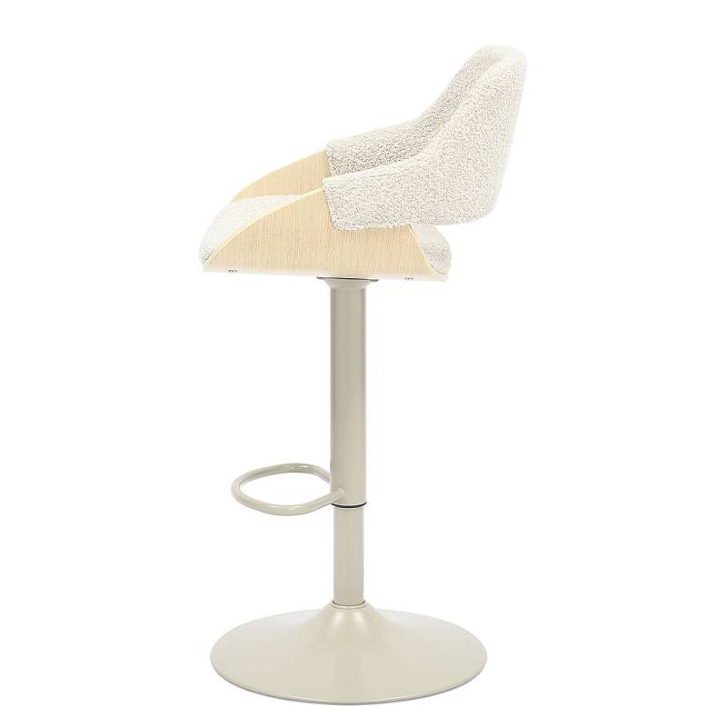 home24 Barstuhl ACUPE 51 x 91 x 51cm Beige von home24