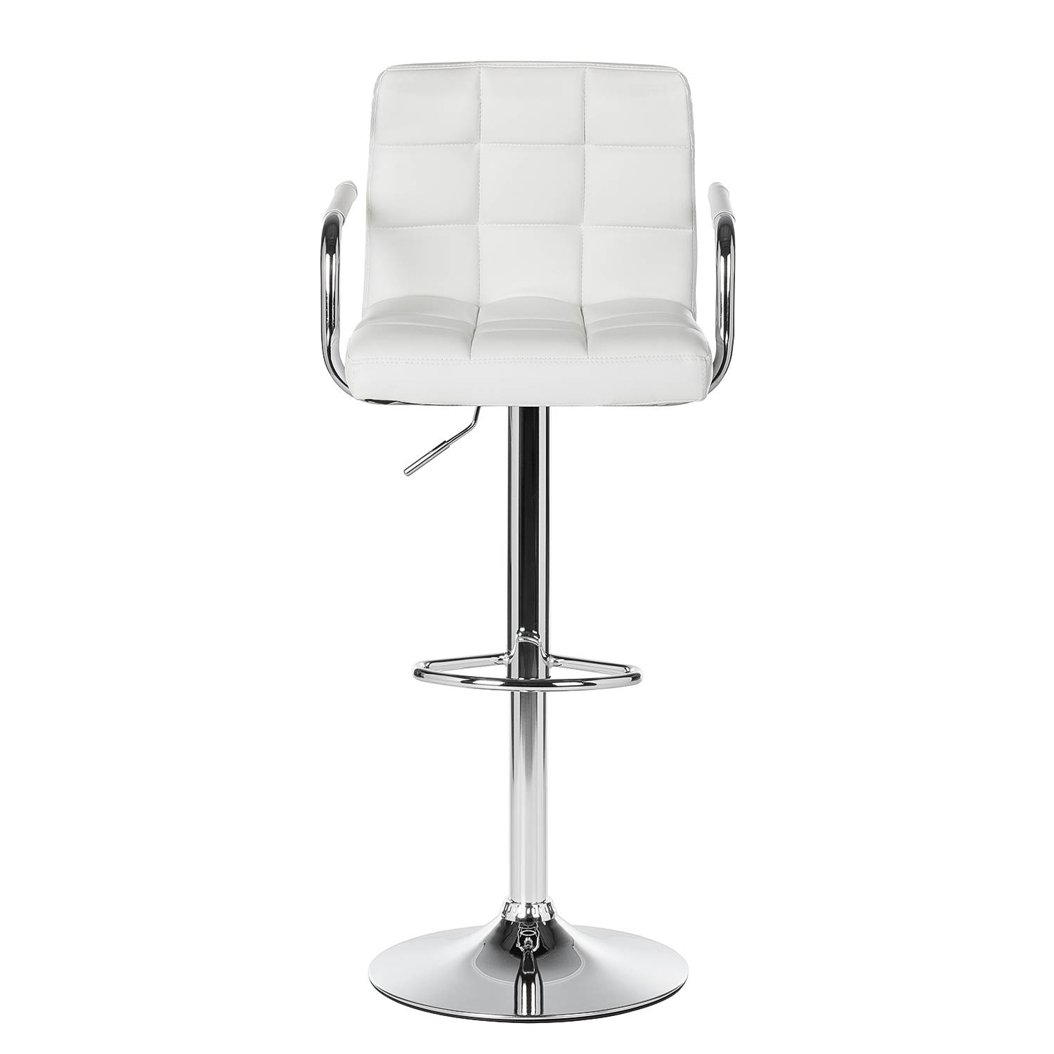 home24 Barstuhl Fitzgerald 53 x 96 x 49cm 2er Set Weiß / Chrom home24 Barstuhl Fitzgerald 53 x 96 x 49cm 2er Set Weiß / Chrom von home24