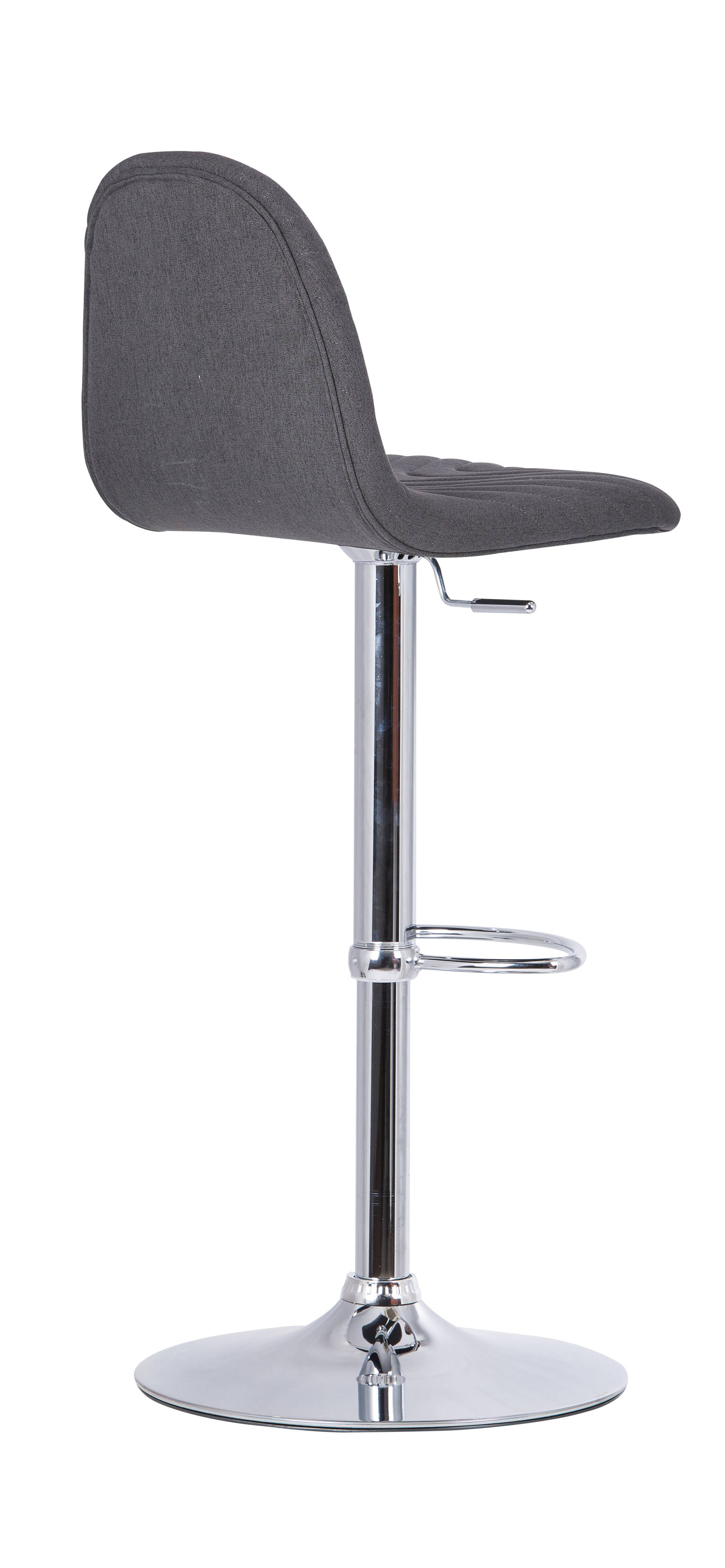 home24 Barstuhl Keene 2er-Set 41 x 102 x 53cm Anthrazit Chrom glänzend home24 Barstuhl Keene 2er-Set 41 x 102 x 53cm Anthrazit Chrom glänzend von home24