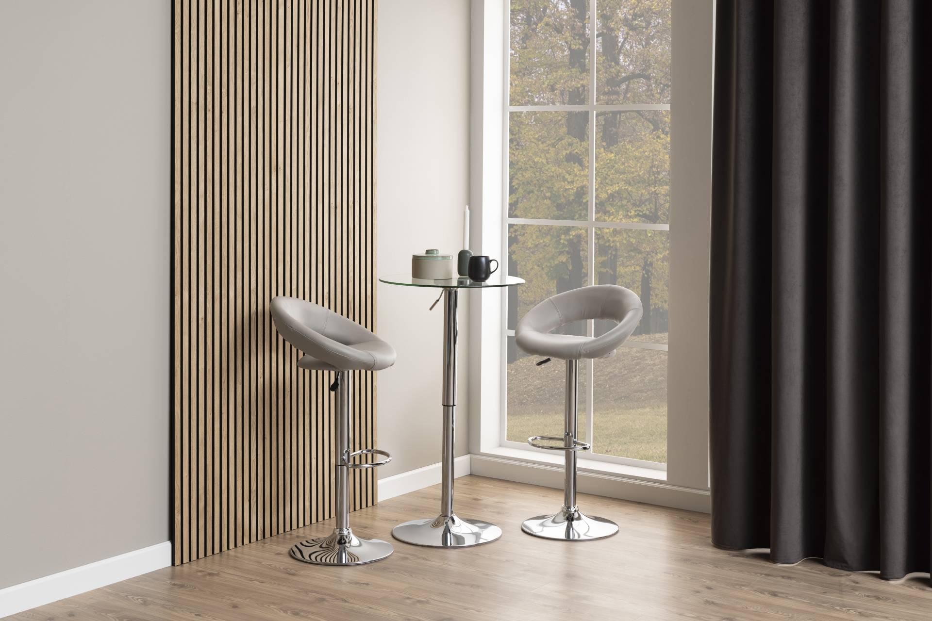 home24 Barstuhl Kurola 56 x 100 x 50cm Einzelstuhl Taupe home24 Barstuhl Kurola 56 x 100 x 50cm Einzelstuhl Taupe von home24