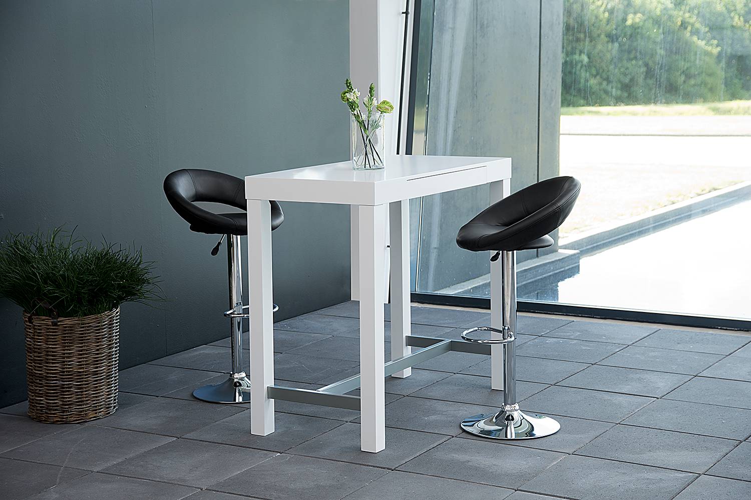 home24 Barstuhl Kurola 56 x 100 x 50cm 2er Set Schwarz home24 Barstuhl Kurola 56 x 100 x 50cm 2er Set Schwarz von home24