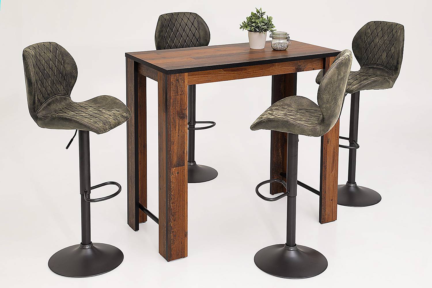 home24 Barstuhl Ripley 2er-Set 42 x 96 x 51cm Braun home24 Barstuhl Ripley 2er-Set 42 x 96 x 51cm Braun von home24