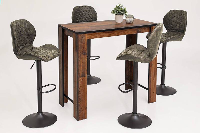 home24 Barstuhl Ripley 2er-Set 42 x 96 x 51cm Braun home24 Barstuhl Ripley 2er-Set 42 x 96 x 51cm Braun von home24