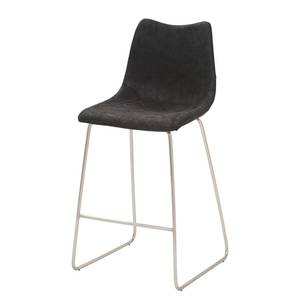 home24 Barstuhl mySOLO I 49 x 99 x 51cm Schwarz Silber home24 Barstuhl mySOLO I 49 x 99 x 51cm Schwarz Silber von home24