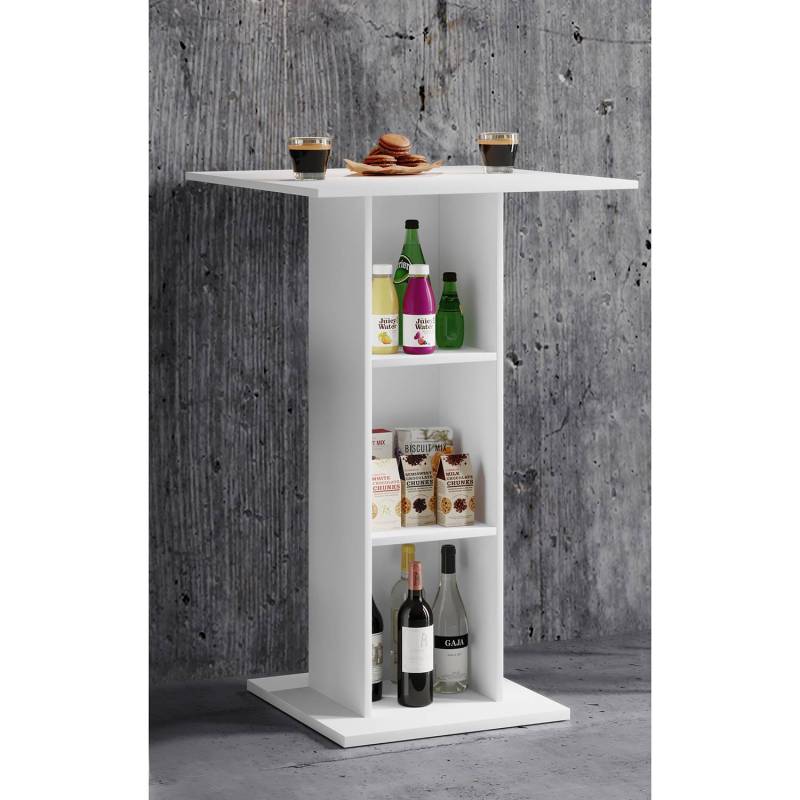 home24 Bartisch Standos 70 x 108 x 70cm Weiß/Weiß home24 Bartisch Standos 70 x 108 x 70cm Weiß/Weiß von home24