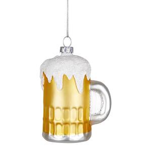 home24 Baumhänger Bierglas 9 x 10 x 6cm Gelb von home24