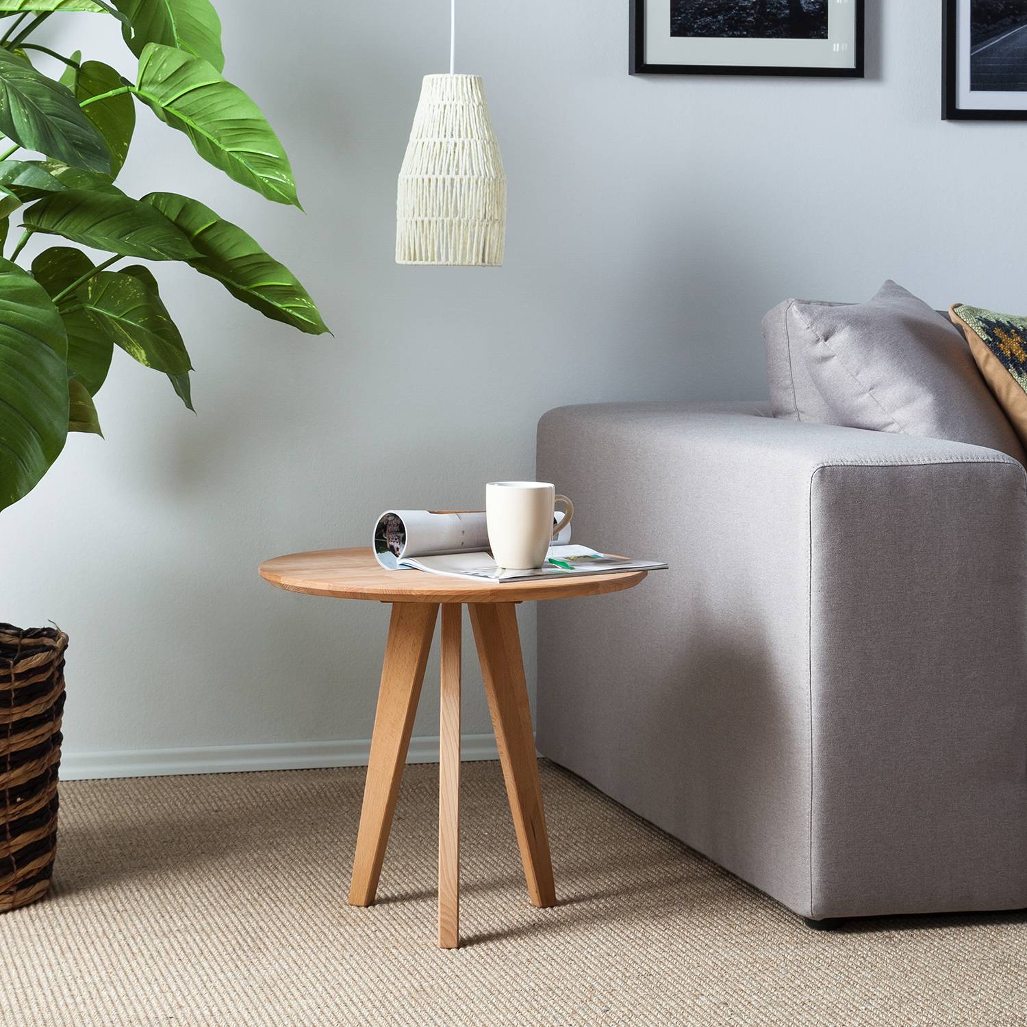 home24 Beistelltisch BuntineWOOD Ø 50cm Braun/Beige/Buche home24 Beistelltisch BuntineWOOD Ø 50cm Braun/Beige/Buche von home24