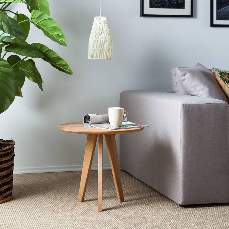 home24 Beistelltisch BuntineWOOD Ø 50cm Braun/Beige/Buche home24 Beistelltisch BuntineWOOD Ø 50cm Braun/Beige/Buche von home24