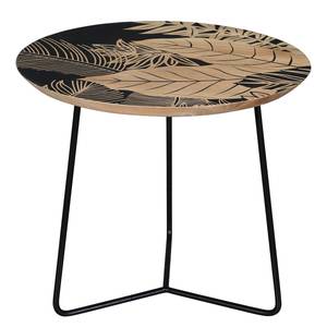 home24 Beistelltisch Calupo Ø 55cm Schwarz/Holz/Braun home24 Beistelltisch Calupo Ø 55cm Schwarz/Holz/Braun von home24