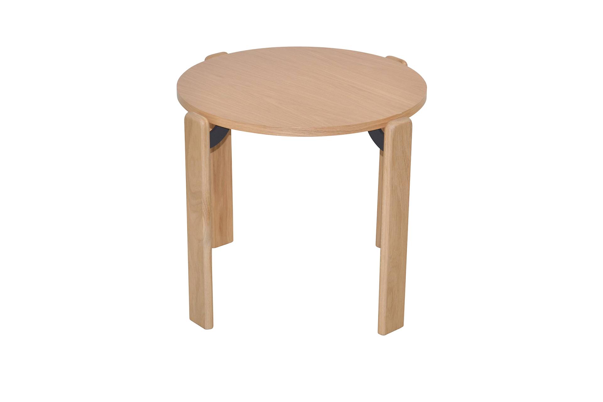 home24 Beistelltisch Khawasai Ø 56cm Braun/Eiche Dekor home24 Beistelltisch Khawasai Ø 56cm Braun/Eiche Dekor von home24