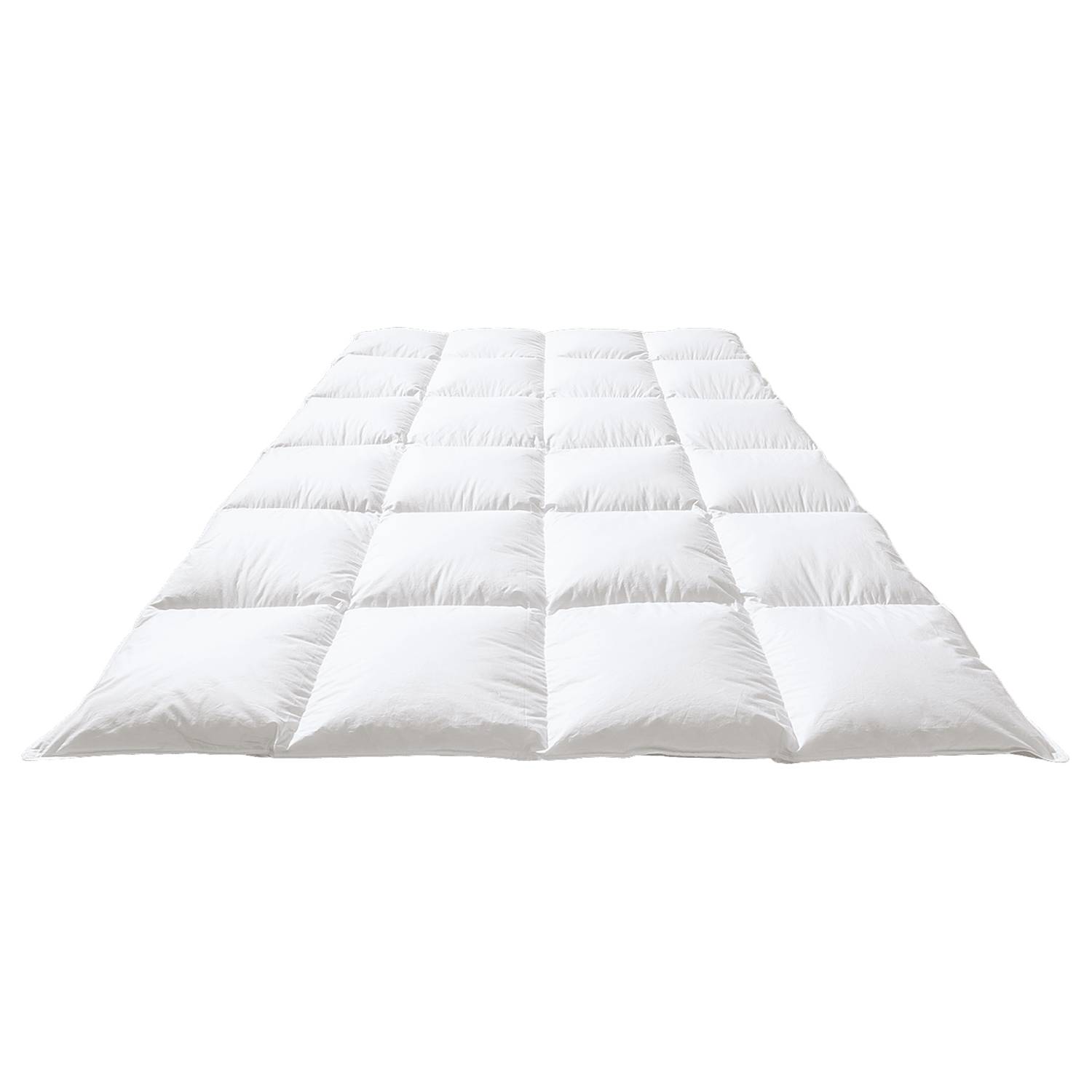 home24 Bettdecke Extra Warm 155 x 220cm Weiß Baumwollstoff von home24