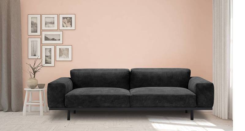 home24 Big-Sofa Soneno Schwarz Echtleder Fortesa 257 x 72 x 98cm Modern home24 Big-Sofa Soneno Schwarz Echtleder Fortesa 257 x 72 x 98cm Modern von home24