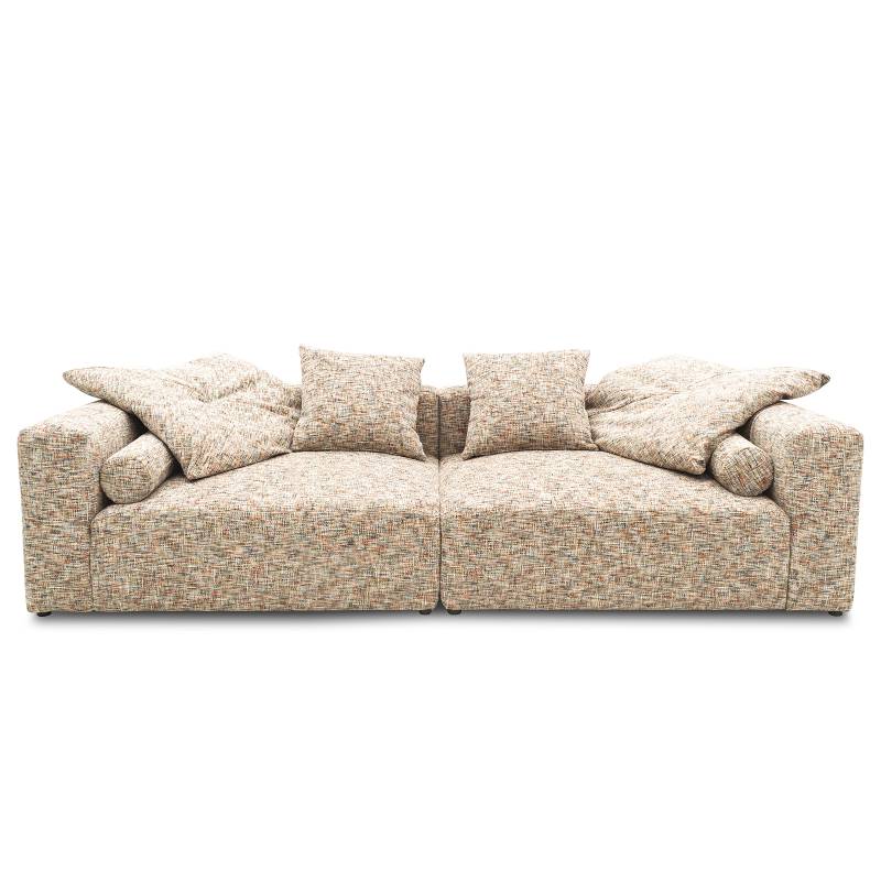home24 Big-Sofa PERY Multicolor Strukturstoff Trinu 304 x 69 x 135cm Modern von home24