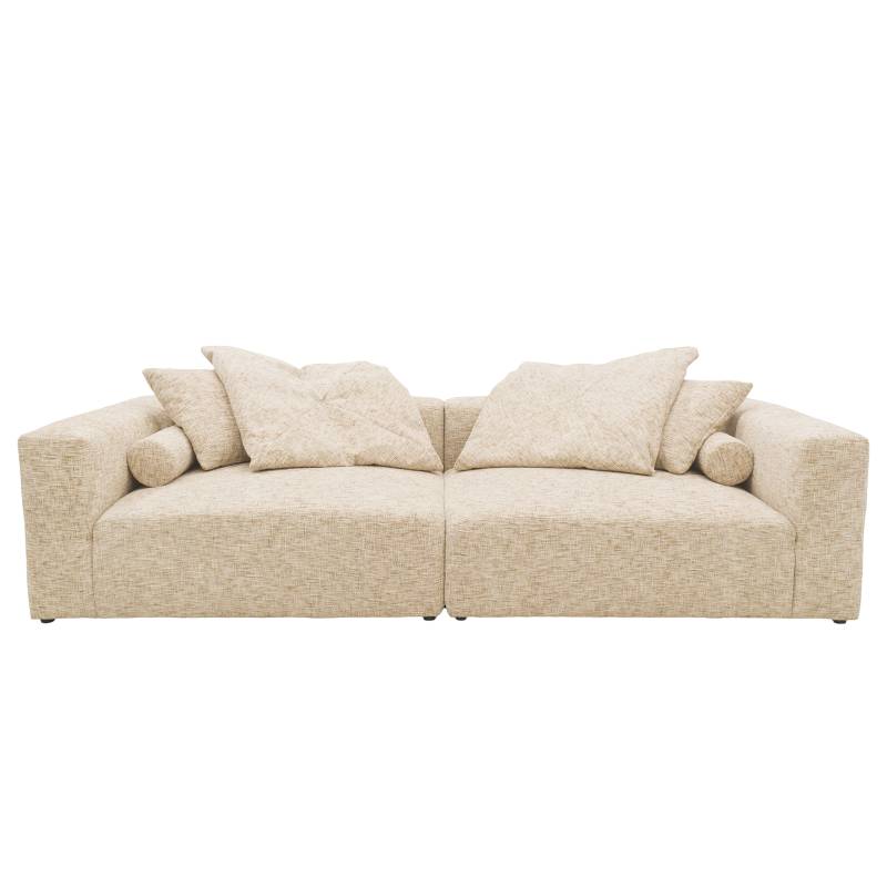 home24 Big-Sofa PERY Beige Strukturstoff Trinu 304 x 69 x 135cm Modern von home24