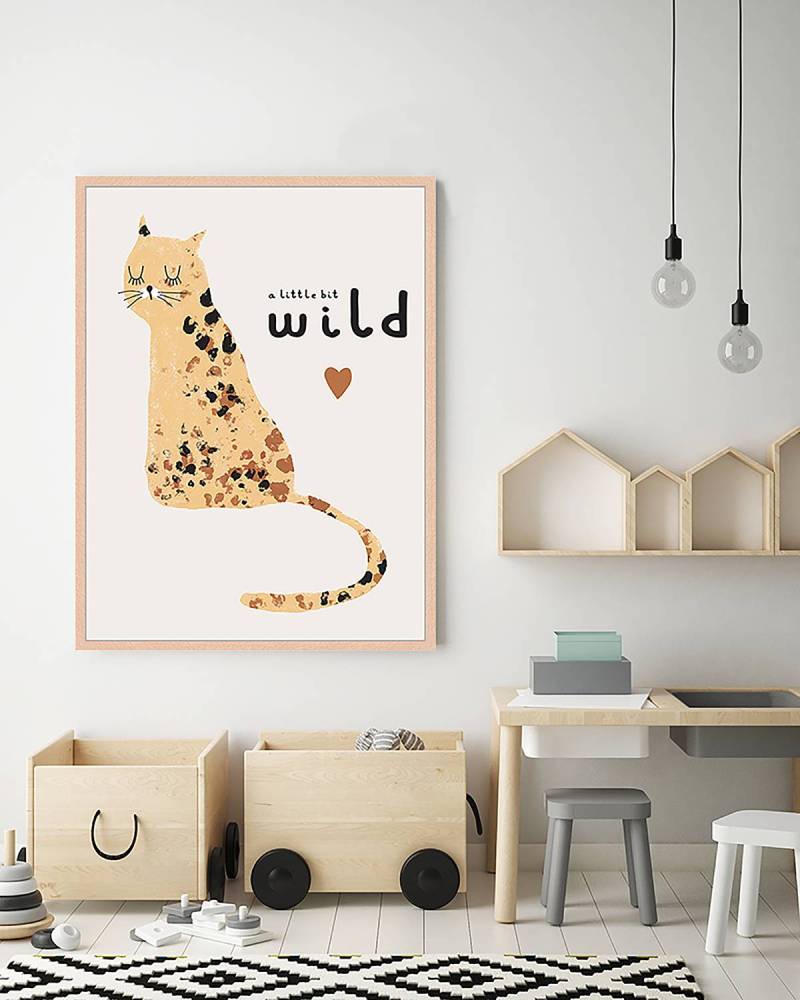 home24 Bild A Little Bit Wild 63 x 83cm Multicolor von home24